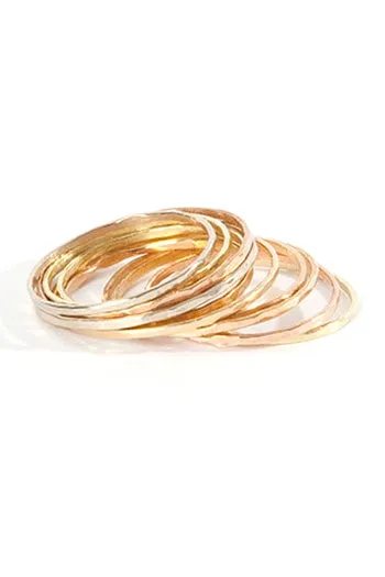 14K Individual Everyday Rings