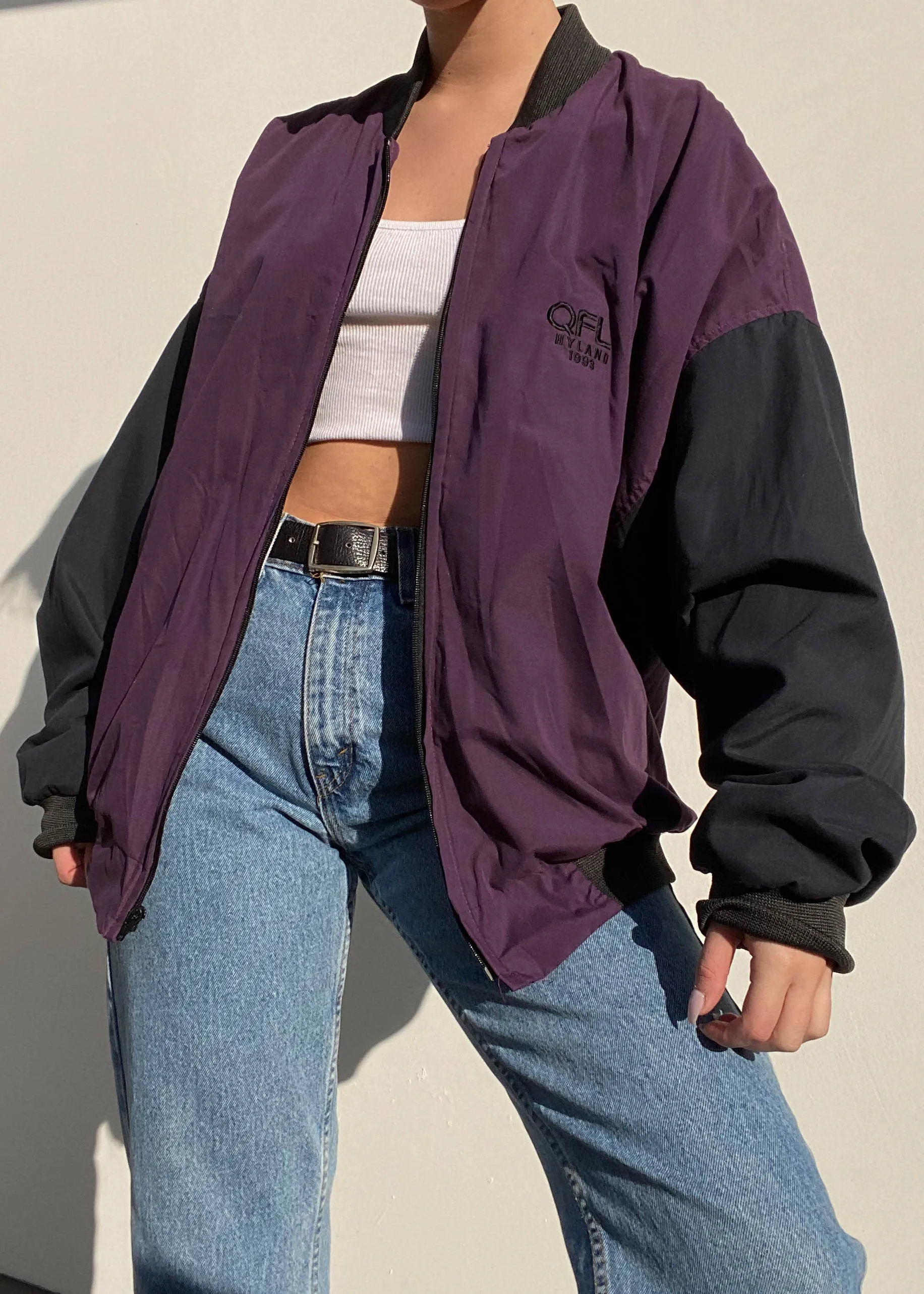 1993 Plum Windbreaker (L-XL)