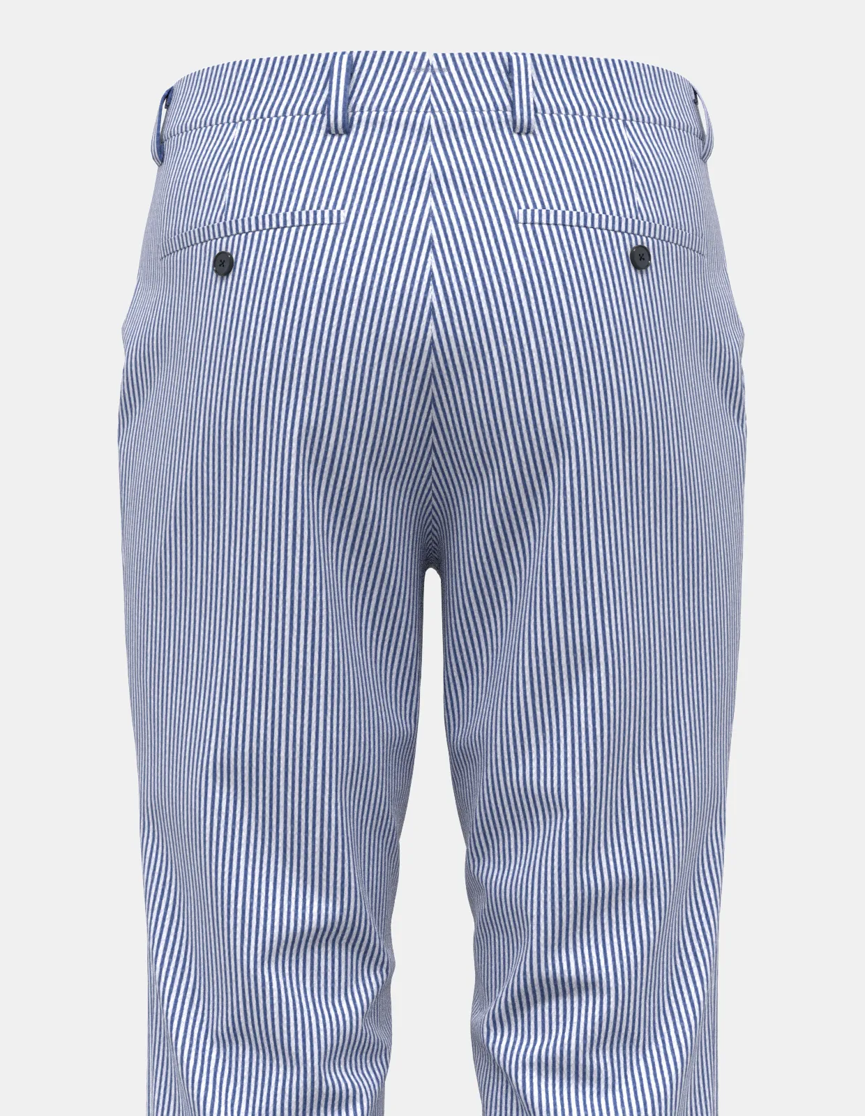 Blue Stripe Seersucker | Chino