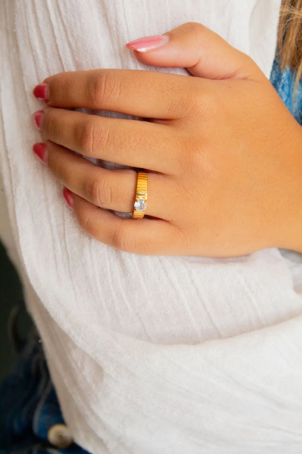 Crystal Everyday Ring