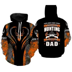 Custom Name 3D All Over Print Shirts Hunting Dad, Father Day Gift From Son Daughter