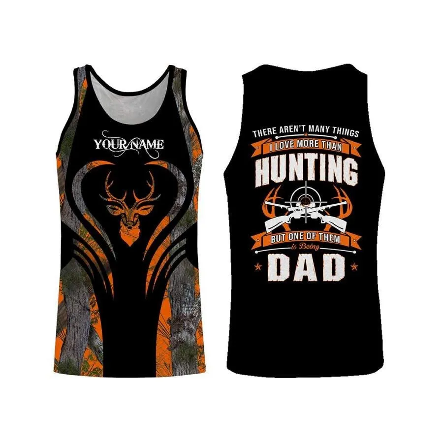 Custom Name 3D All Over Print Shirts Hunting Dad, Father Day Gift From Son Daughter