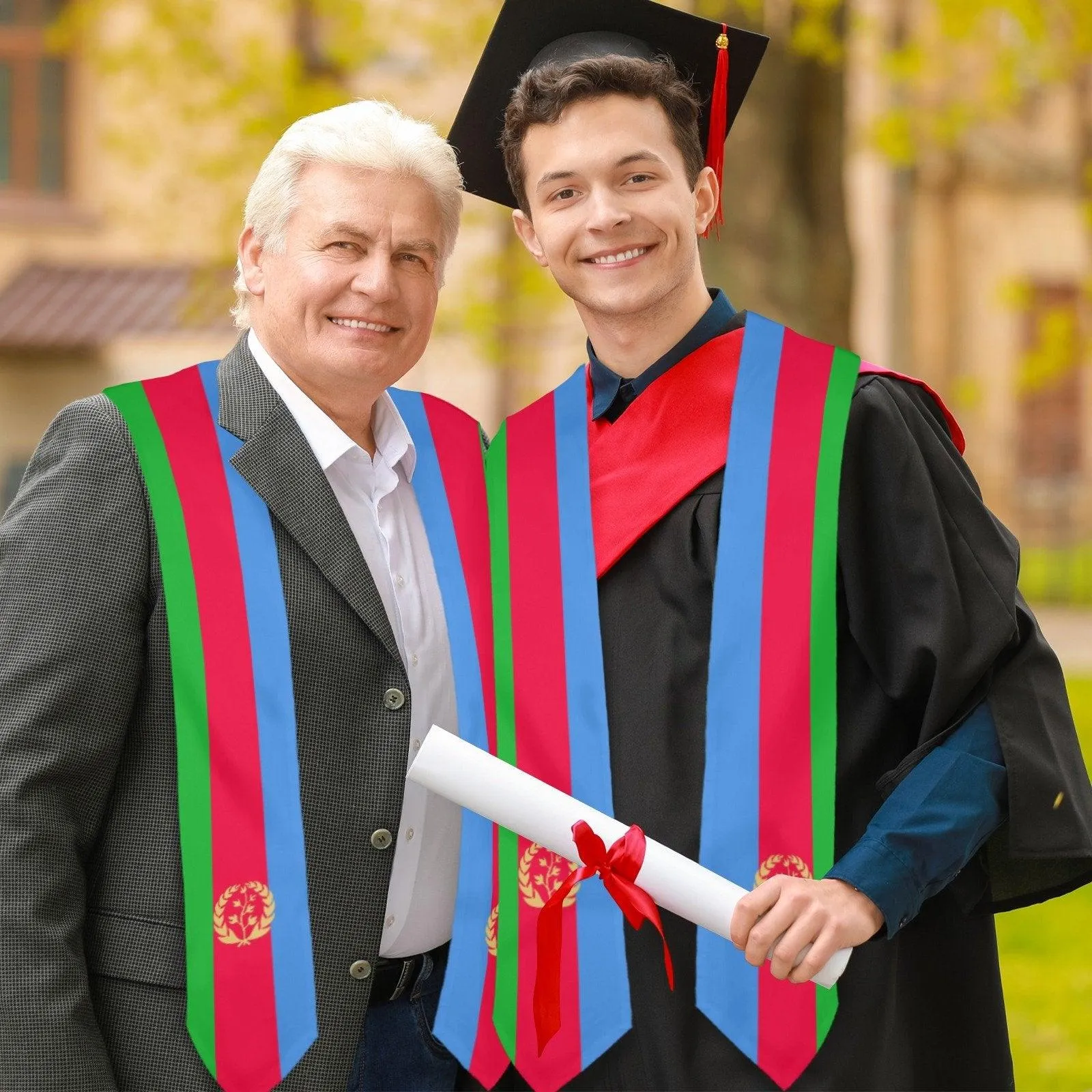 Eritrean Flag Graduation Stole