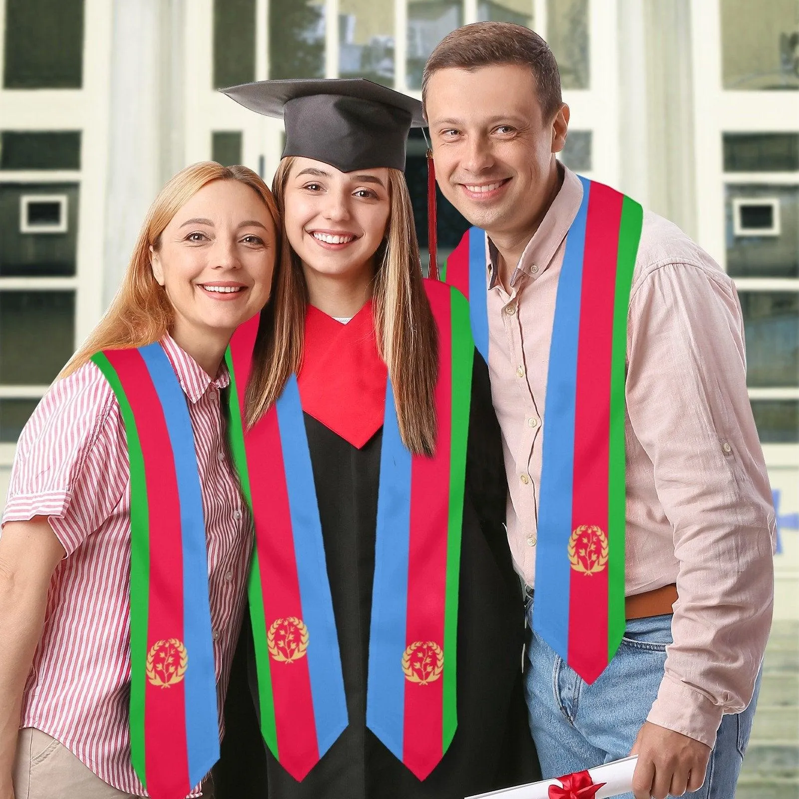 Eritrean Flag Graduation Stole