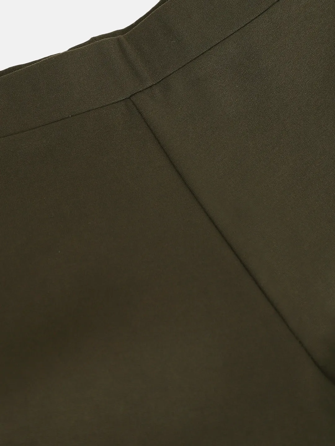 Girls Olive Bell Bottom Pants