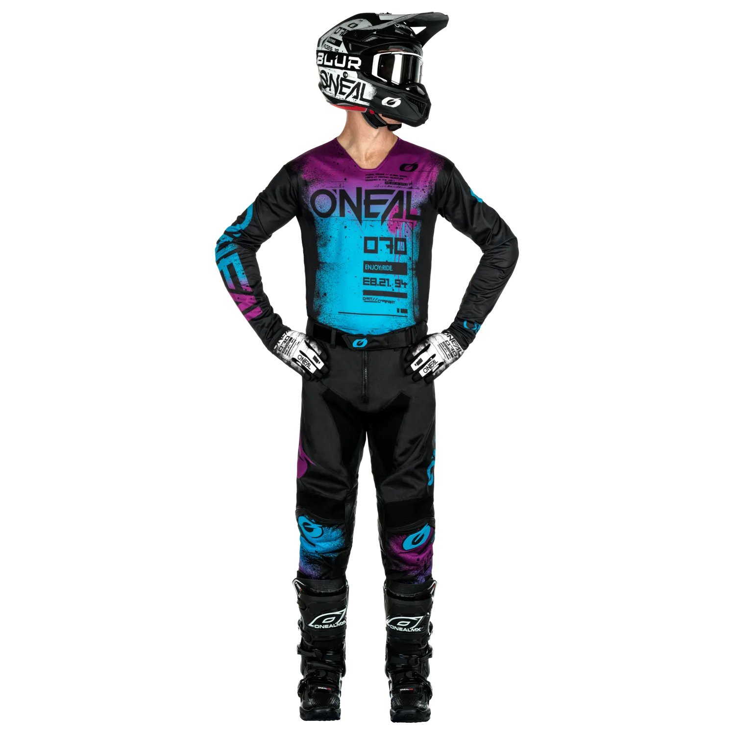 Mayhem Scarz V.4 Jersey Black/Blue