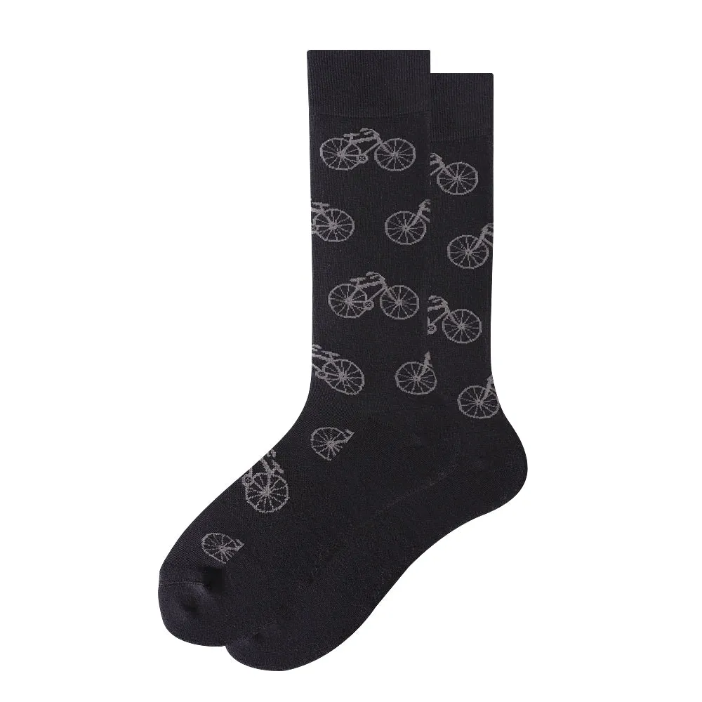 Men's Touch Wear Everyday Bicycle Crew Socks 4-packs