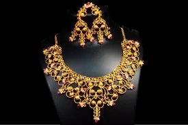 One Gram Gold Muslim's Wedding Necklace Set