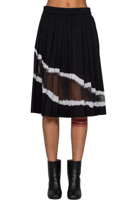 Pleated Rip To Reveal Skirt