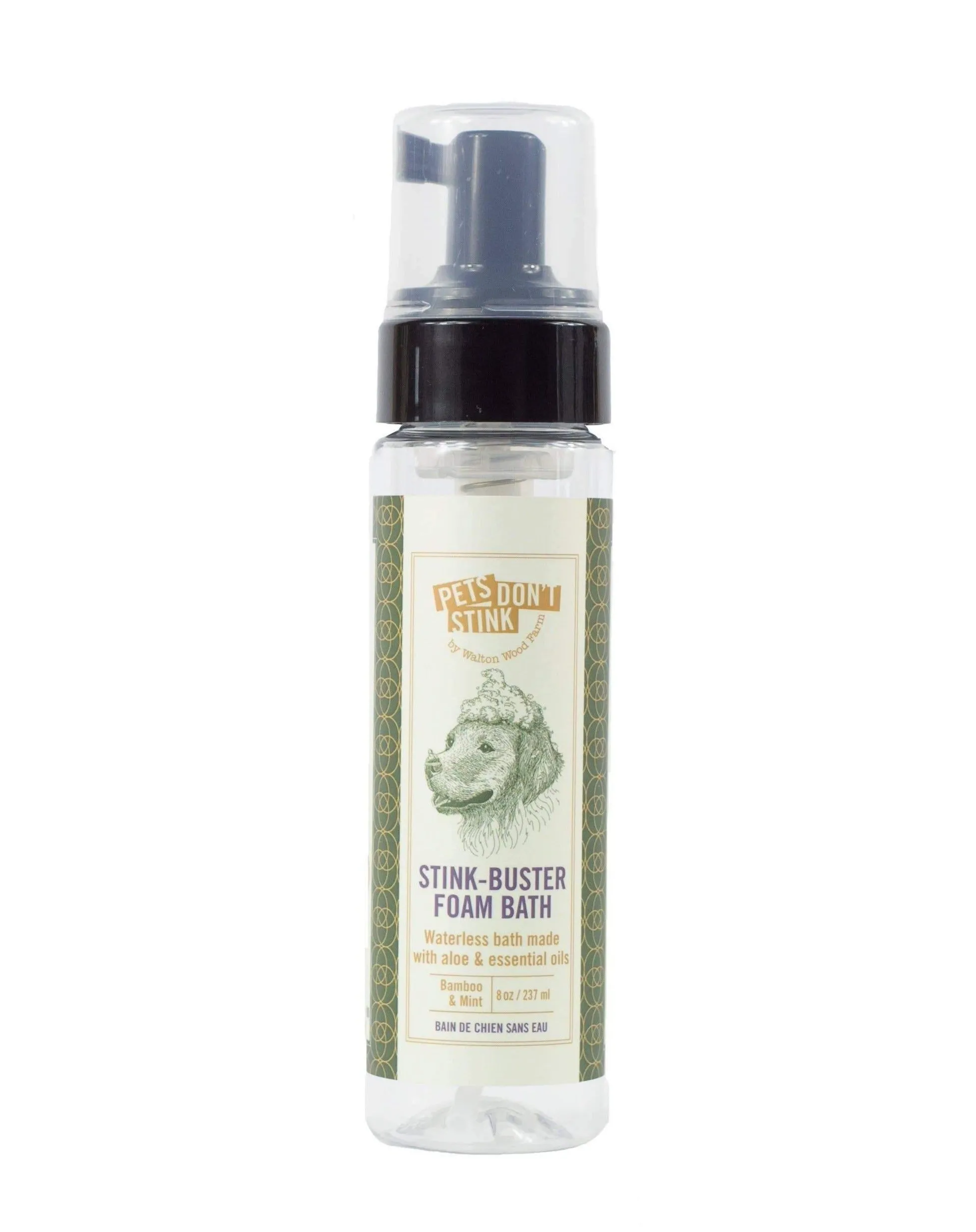 Stink Buster Detangling Waterless Dog Shampoo (Made in the USA)