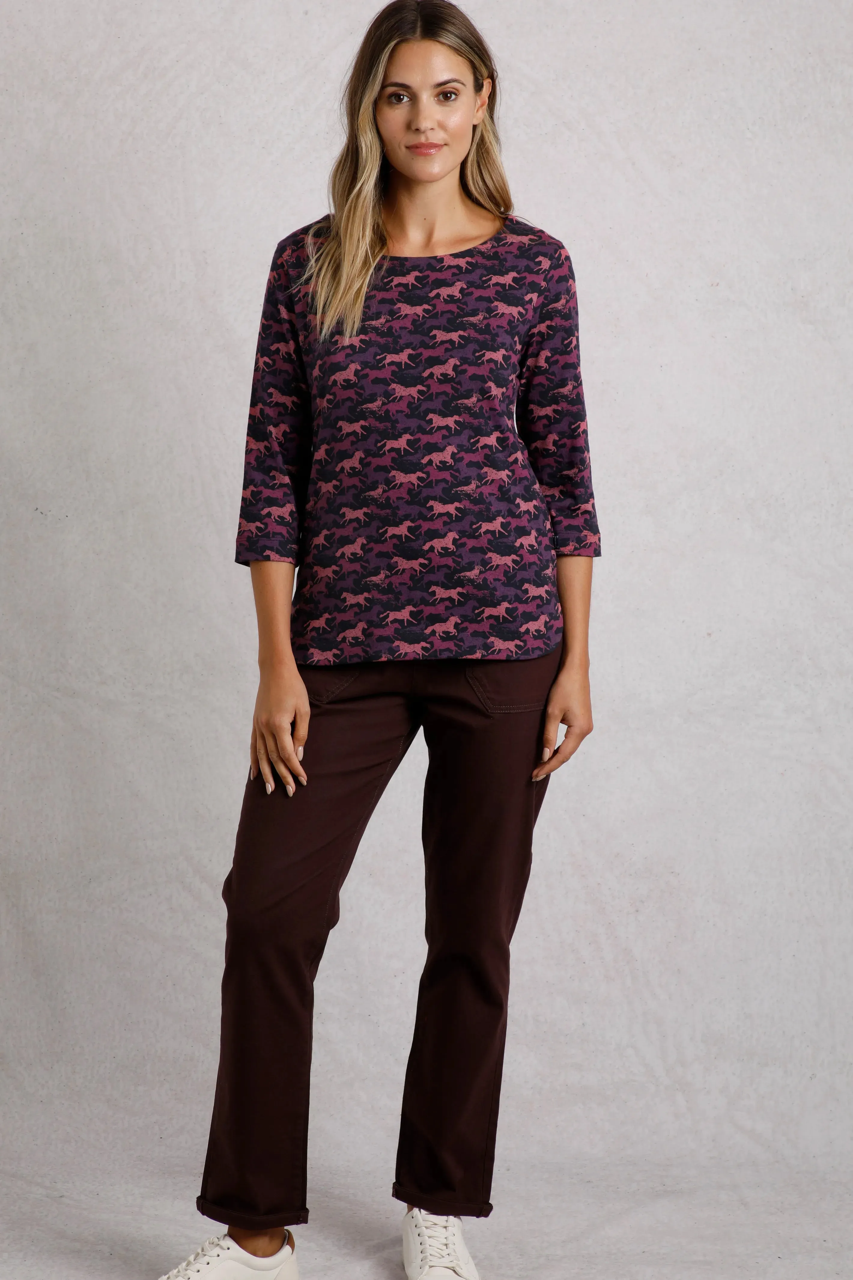 Weird Fish 18 Mulled Wine Pinto Organic Cotton Jersey T-Shirt