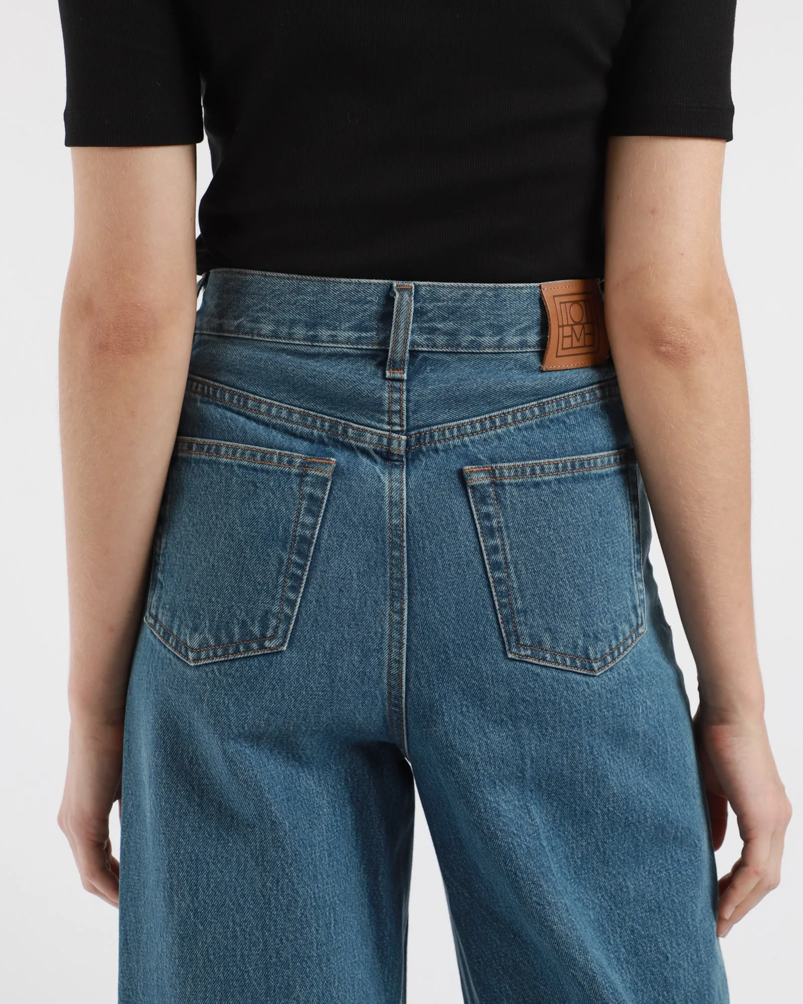 Wide Leg Denim Jeans