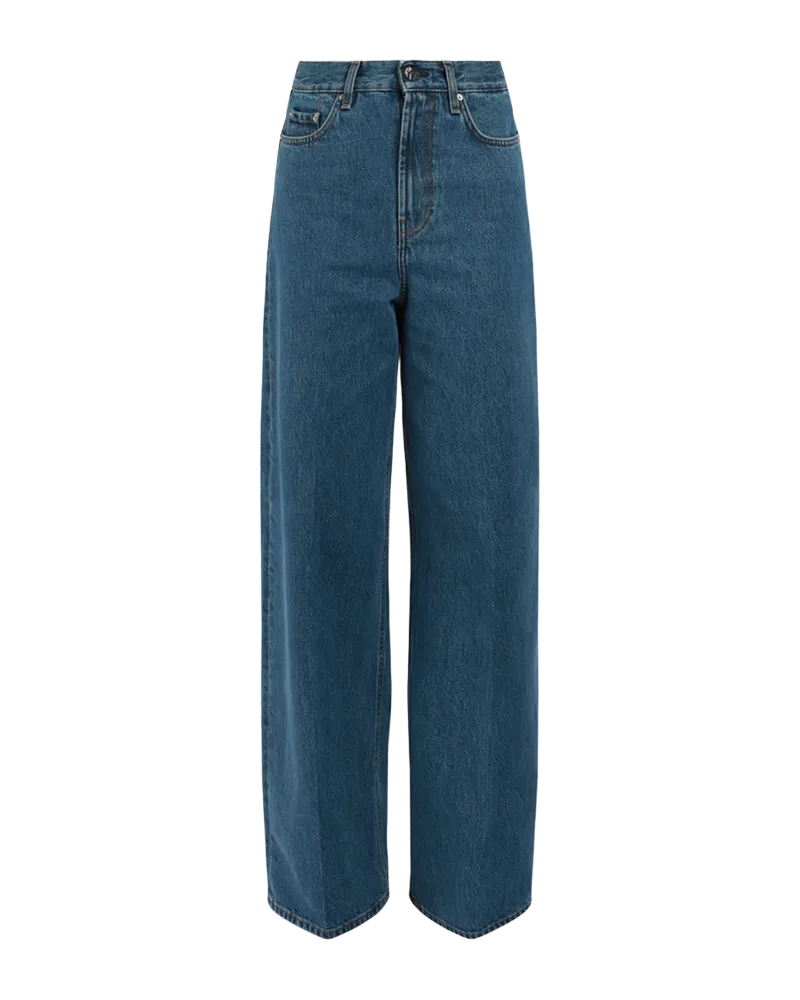 Wide Leg Denim Jeans
